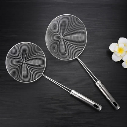 Stainless Steel Skimmer Strainer Colander Mesh Deep Fryer Oil Frying Scoop Noodles Dumpling Sieve Kitchen Tools Kitchenware - Eloy Royal