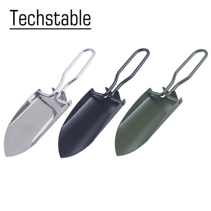 Mini Stainless Steel Garden Tools Collapsible Folding Shovel Camping Spade Gardening Tool Cloth Package Free shipping - Eloy Royal