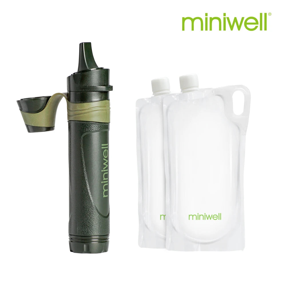 Miniwell L600 Straw Water Purifier  for Travel, Camping, Hiking, Fishing, Emergency, Survival - Eloy Royal