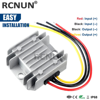 RCNUN 12V 24V to 5V 6V 10A Step Down DC DC Converter Regulator 12 Volt to 5 Volt 50W Buck Power Supply for Cars Toys - Eloy Royal