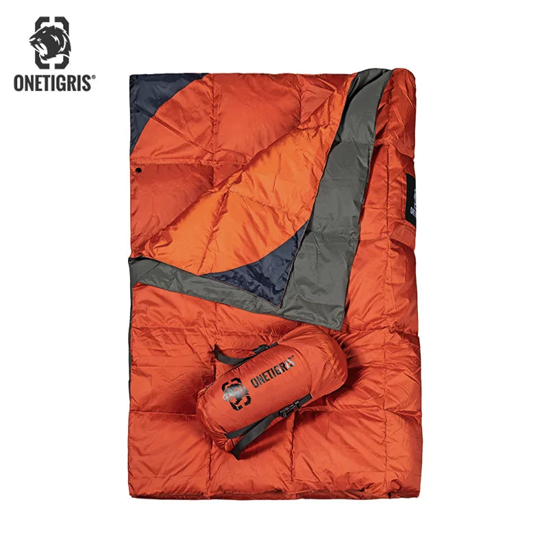 OneTigris Camping Blanket Foldable Travel Quilt For Outdoor Camping Hiking 3-season 1-person Fits 41°F-77°F(5°C-25°C) - Eloy Royal