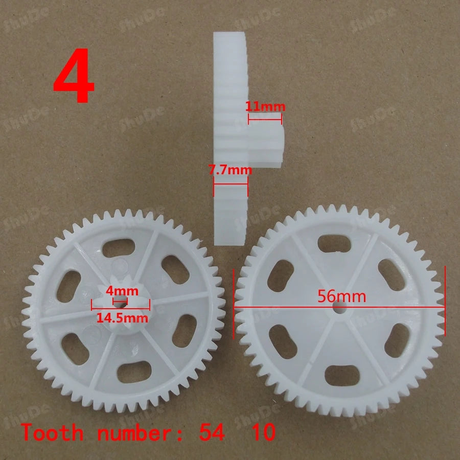 RS380 RS550 motor  gear box plastic gear for electric motor plastic gears for toys 2pcs - Eloy Royal