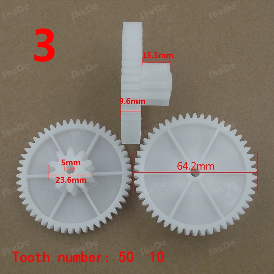 RS380 RS550 motor  gear box plastic gear for electric motor plastic gears for toys 2pcs - Eloy Royal