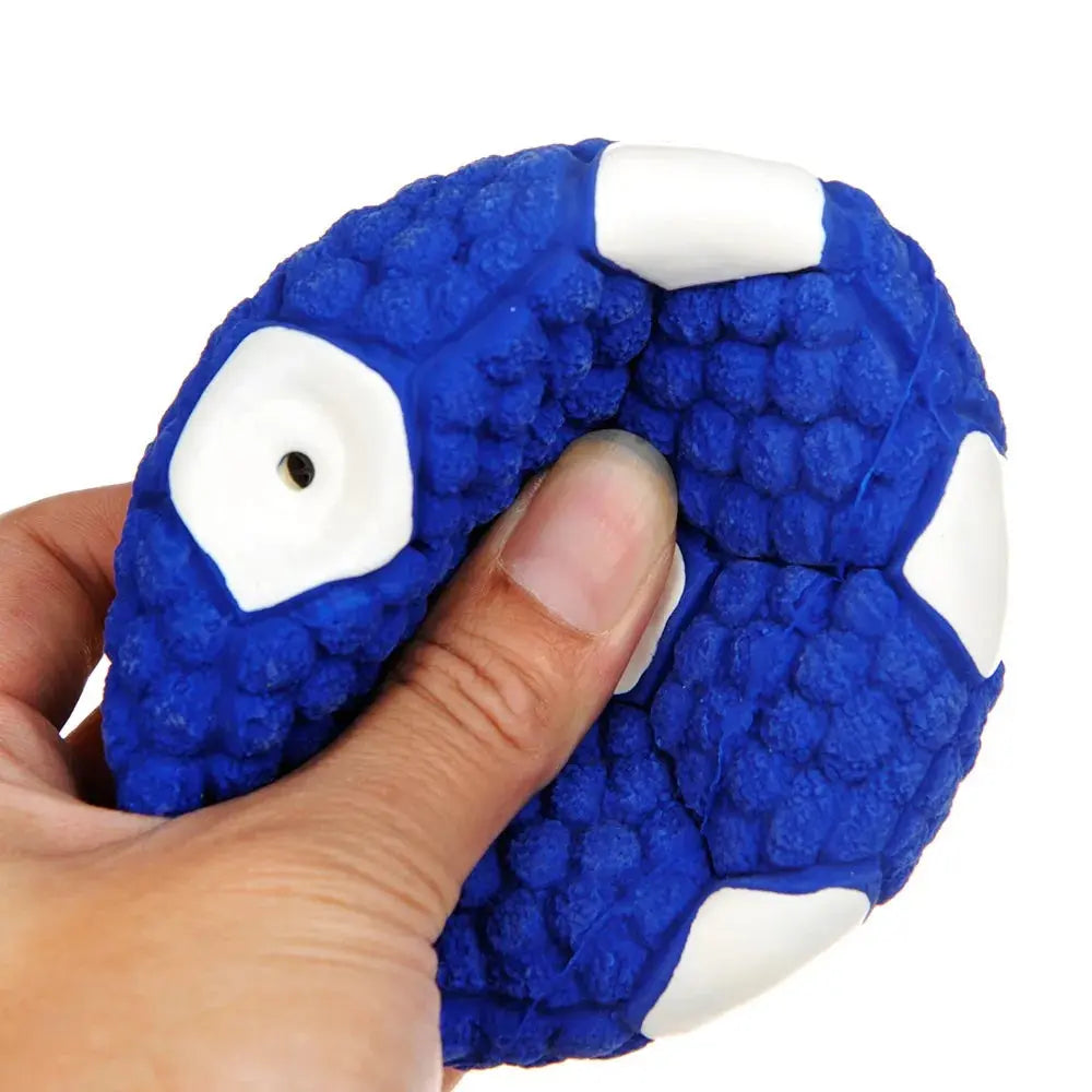 HOOPET Pet Dog Toy Balls Squeak Puppy Toys Interesting Tennis Football Tooth Cleaning Toys for Dogs - Eloy Royal