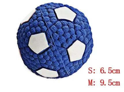 HOOPET Pet Dog Toy Balls Squeak Puppy Toys Interesting Tennis Football Tooth Cleaning Toys for Dogs - Eloy Royal