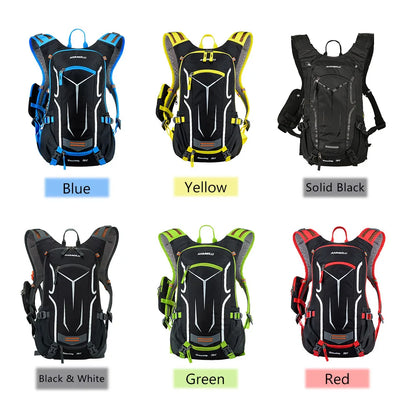 Lixada 18L Waterproof Bicycle Bag MTB Cycling Backpack with Rain Cover Breathable Climb Hiking Camping Bike Hydration Backpack - Eloy Royal