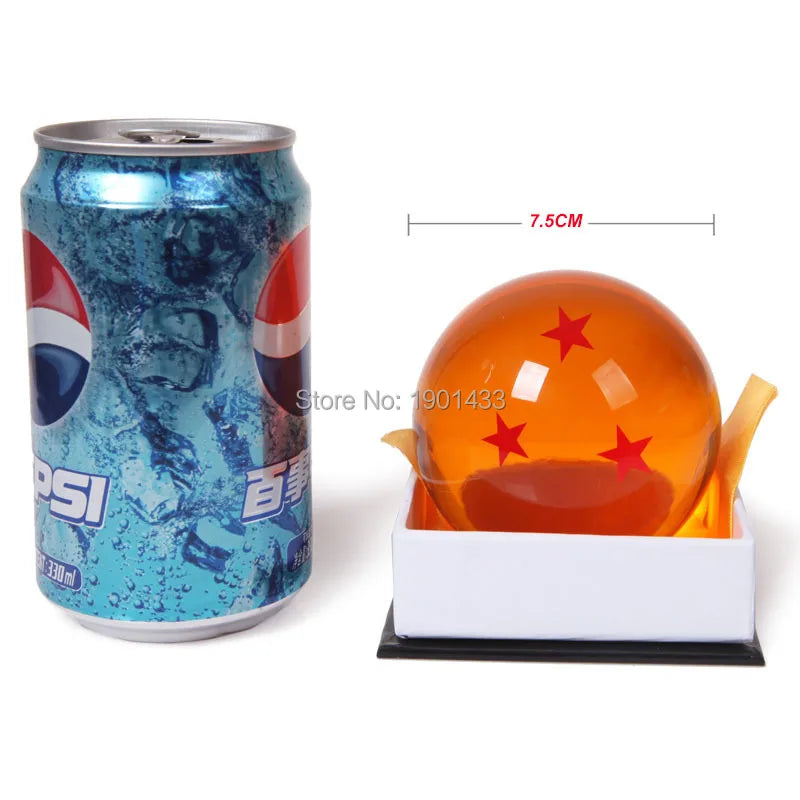 Crystal Balls 7.5CM  Big Size 1 2 3 4 5 6 7 Star Balls Classic Action Figures Toys - Eloy Royal