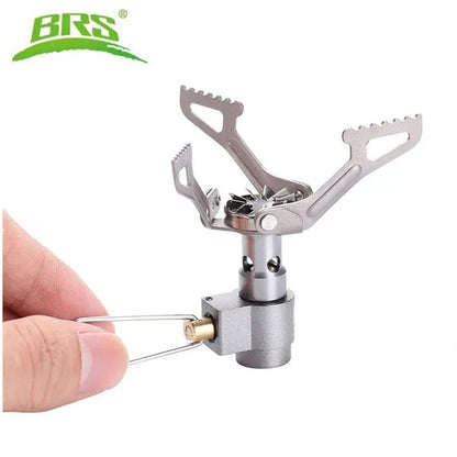 BRS-3000T Ultra-light 25g Titanium Alloy Camping Stove Outdoor Miniature Gas Burner Picnic Cookout - Eloy Royal