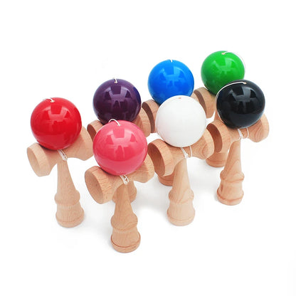 Free Shipping Wooden Toys Outdoor Sports Toy Ball Kendama Ball PU Paint 18.5cm Strings Professional Adult Toys Leisure Sports - Eloy Royal