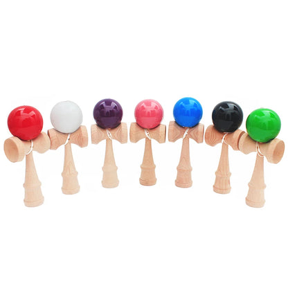 Free Shipping Wooden Toys Outdoor Sports Toy Ball Kendama Ball PU Paint 18.5cm Strings Professional Adult Toys Leisure Sports - Eloy Royal