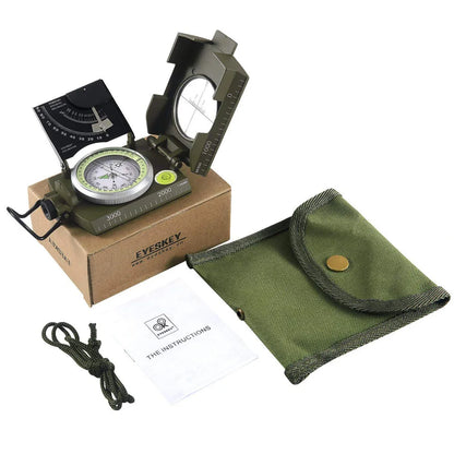 Mulitifunctional Eyeskey Survival Military Compass Camping Hiking Compass Geological Compass Digital Compass Camping Equipment - Eloy Royal