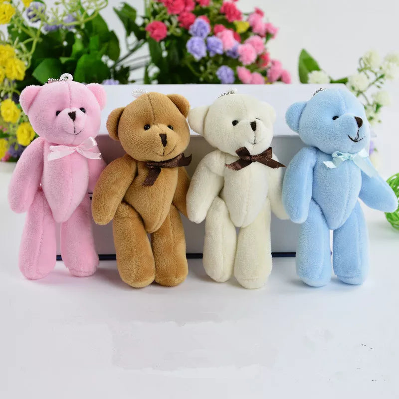 50Pcs 8cm 11cm Bow Tie Joint Teddy Bear Plush Toys Gift, DIY Creative Handmade Jewelry Accessories - Eloy Royal