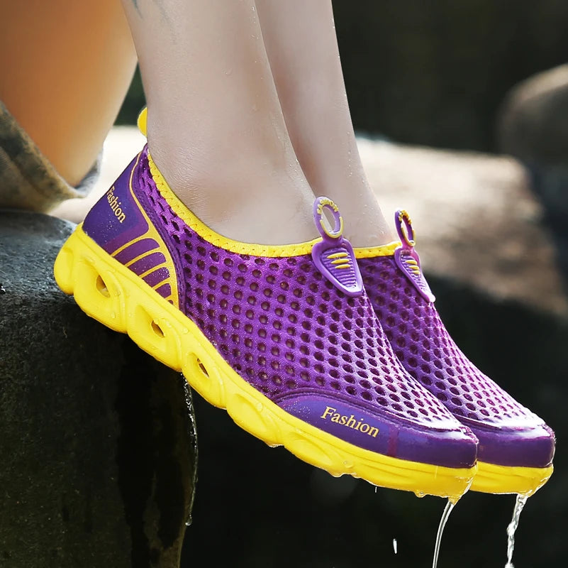 Fashion Casual Shoes Lightweight Summer Breathable Men Shoes Outdoor Comfortable Women Footwear Male Ladies Walking Shoes 36-45 - Eloy Royal