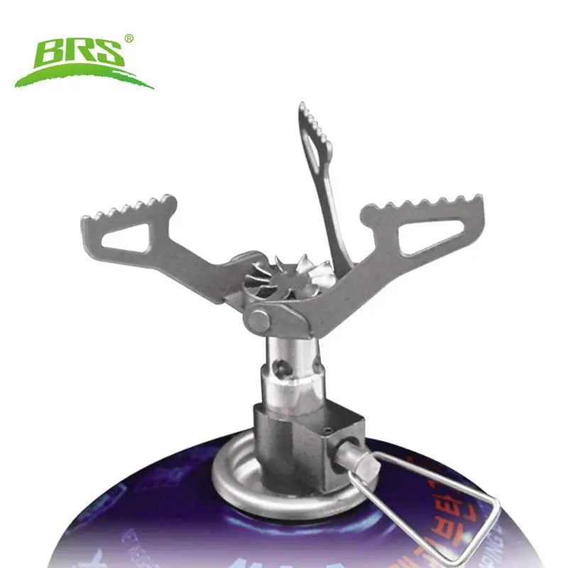 BRS-3000T Ultra-light 25g Titanium Alloy Camping Stove Outdoor Miniature Gas Burner Picnic Cookout - Eloy Royal