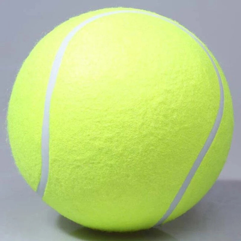 9.5'Giant Tennis Ball For Dog Chew Toy Big Inflatable Tennis Ball Pet Dog Interactive Toys Pet Supplies Outdoor Cricket Dog Toy - Eloy Royal