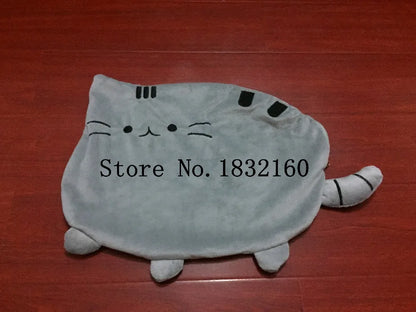 40*30cm Kawaii Cat Pillow With Zipper Only Skin Without PP Cotton Biscuits Plush Animal Doll Toys Big Cushion Cover Peluche Gift - Eloy Royal