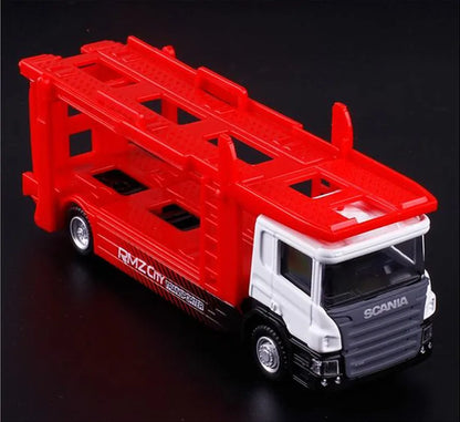 1:64 alloy car models, Semi - trailer carrier toy vehicles,metal diecasts,Inertial taxiing toys,educational toys,free shipping - Eloy Royal