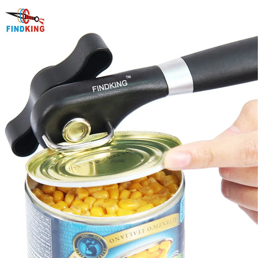 FINDKING Kitchen Cans Opener Stainless Steel Professional Gadgets Manual Can Opener Side Cut Manual Can Opener Camping - Eloy Royal