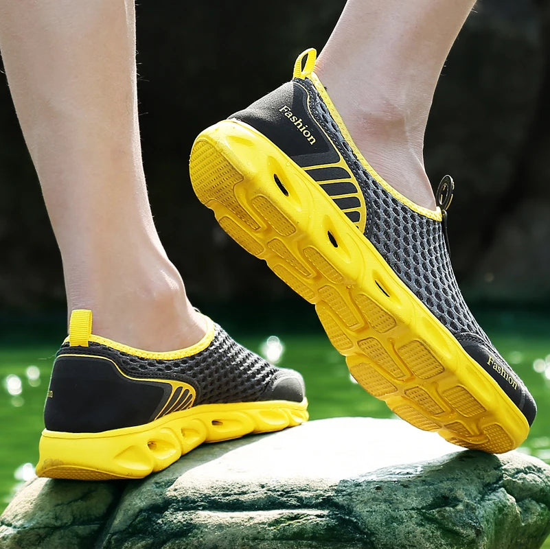 Fashion Casual Shoes Lightweight Summer Breathable Men Shoes Outdoor Comfortable Women Footwear Male Ladies Walking Shoes 36-45 - Eloy Royal