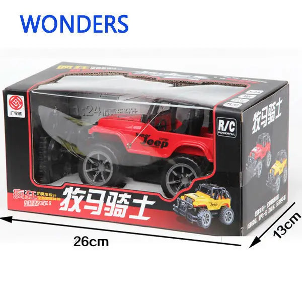 Super Toys 1:24 Jeep large remote control cars 4CH remote control cars toys rc car electric for kids gift - Eloy Royal