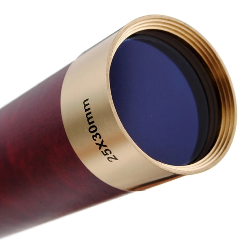 Pirates of The Caribbean 25x30 Telescopio Monocular Telescope Optics Spyglass Nautical Brass Maritime Outdoor Camping Genuine - Eloy Royal