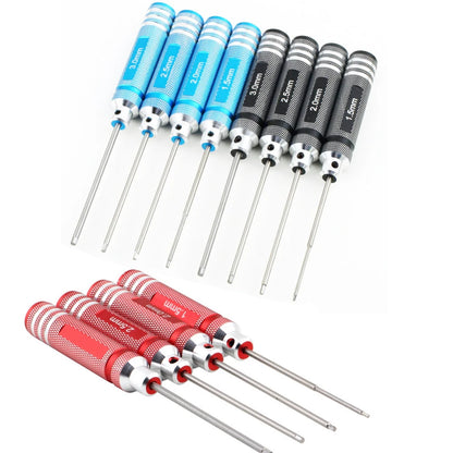 RC Tools 4 pcs hex screw driver set titanium plating hardened 1.5 2.0 2.5 3.0mm screwdriver For RC helicopter Boat Car toys - Eloy Royal