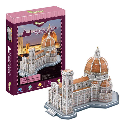 Educational Toys Famous Architecture Model 3D Jigsaw Puzzles For Adults Osaka Peles Bran Castle Las Ventas Toys For Children - Eloy Royal