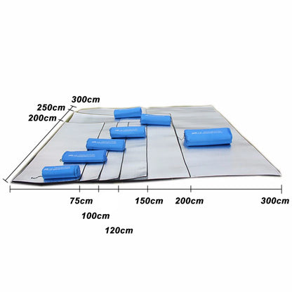 Ultralight Waterproof Camping Mat Picnic Blanket Beach Mattress Sleeping Pad Aluminum Foil EVA Foam Mat Outdoor Tent Footprint - Eloy Royal