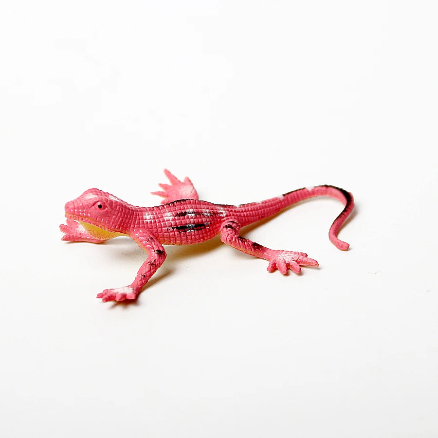 12pcs  Mini Simulation Colorful Fake Lizards Action Figure for Reptile Party Supplies  plastic forest wild animal model Toys - Eloy Royal