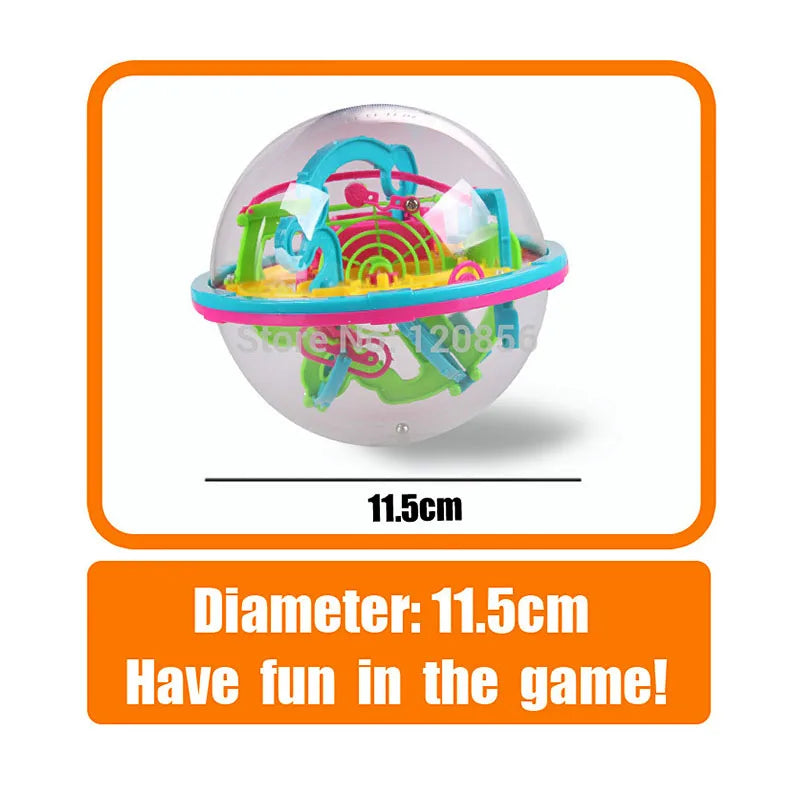 100 Steps 3D puzzle Ball Magic Intellect Ball with gift educational toys Puzzle Balance Logic Ability Game For Children adults - Eloy Royal