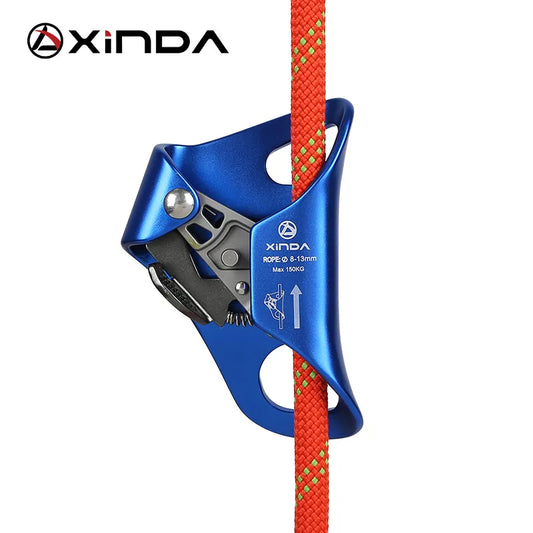 XINDA Outdoor Camping Rock Climbing Chest Ascender Safety Rope Ascending Anti Fall Off Survival Vertical Rope Climbing Equipment - Eloy Royal