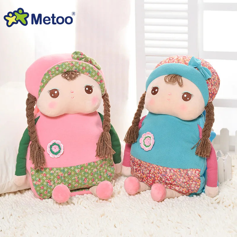 Plush Backpack Metoo Doll Soft Toys For Girl Baby Cute Cartoon Stuffed Animals For Kid Child School Shoulder Bag In Kindergarten - Eloy Royal