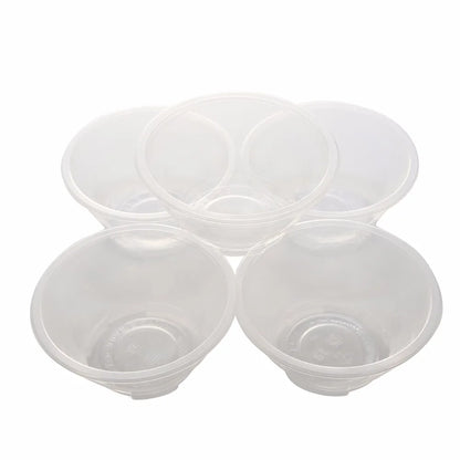 20 Pcs Outdoor Picnic Party Camping Disposable Bowls Clear Plastic Disposable Rice Serving Bowl Kitchen Storage Tool 7*5*12cm - Eloy Royal