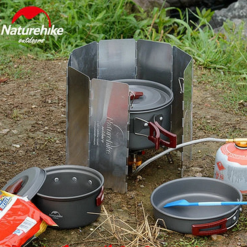 Naturehike Camping Stove Windscreen Cooking Windshield Outdoor  Accessories Windproof Folding Screen - Eloy Royal