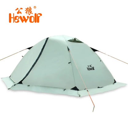 Hewolf 2 Person Waterproof Camping Tent For Outdoor Recreation Double Layer 4 Seasons Hiking Fishing Beach Tourist Tents - Eloy Royal