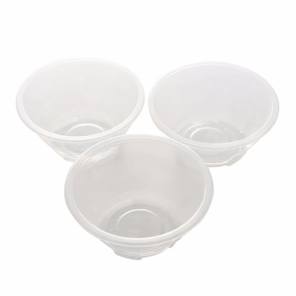 20 Pcs Outdoor Picnic Party Camping Disposable Bowls Clear Plastic Disposable Rice Serving Bowl Kitchen Storage Tool 7*5*12cm - Eloy Royal