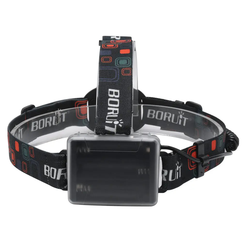 BORUiT RJ-2166 Zoom Headlamp LED Powerful Headlight Waterproof Head Torch Camping Hunting Flashlight Use AA Battery - Eloy Royal