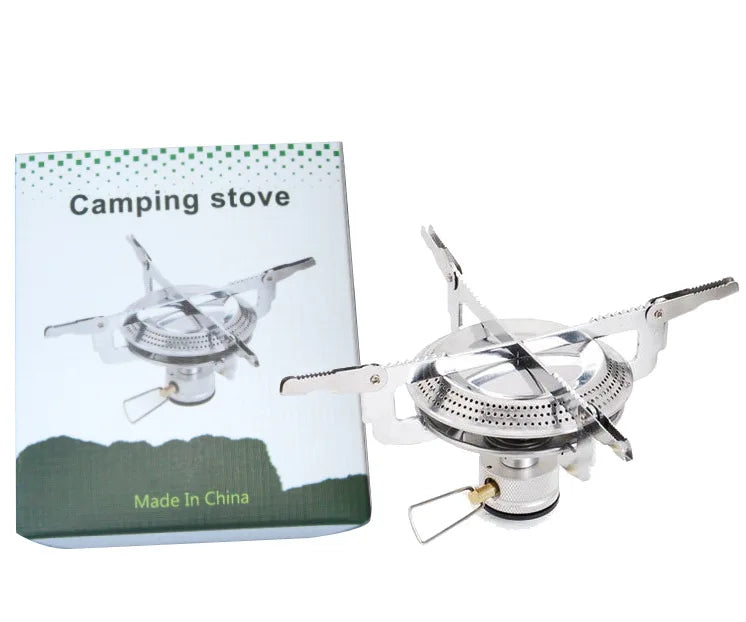 Widesea Camping Poratable Stove Folding Outdoor Gas Burner Cookware Hiking Picnic BBQ Tank Cooker Furnace Equipment Tourist - Eloy Royal