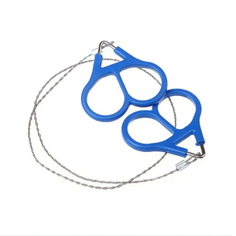 Ring Steel Wire Saw Scroll Plastic Emergency Hand Chain saw Chain Rope Saw Hunting Camping Hiking Travel Survival Tool 1Pcs - Eloy Royal