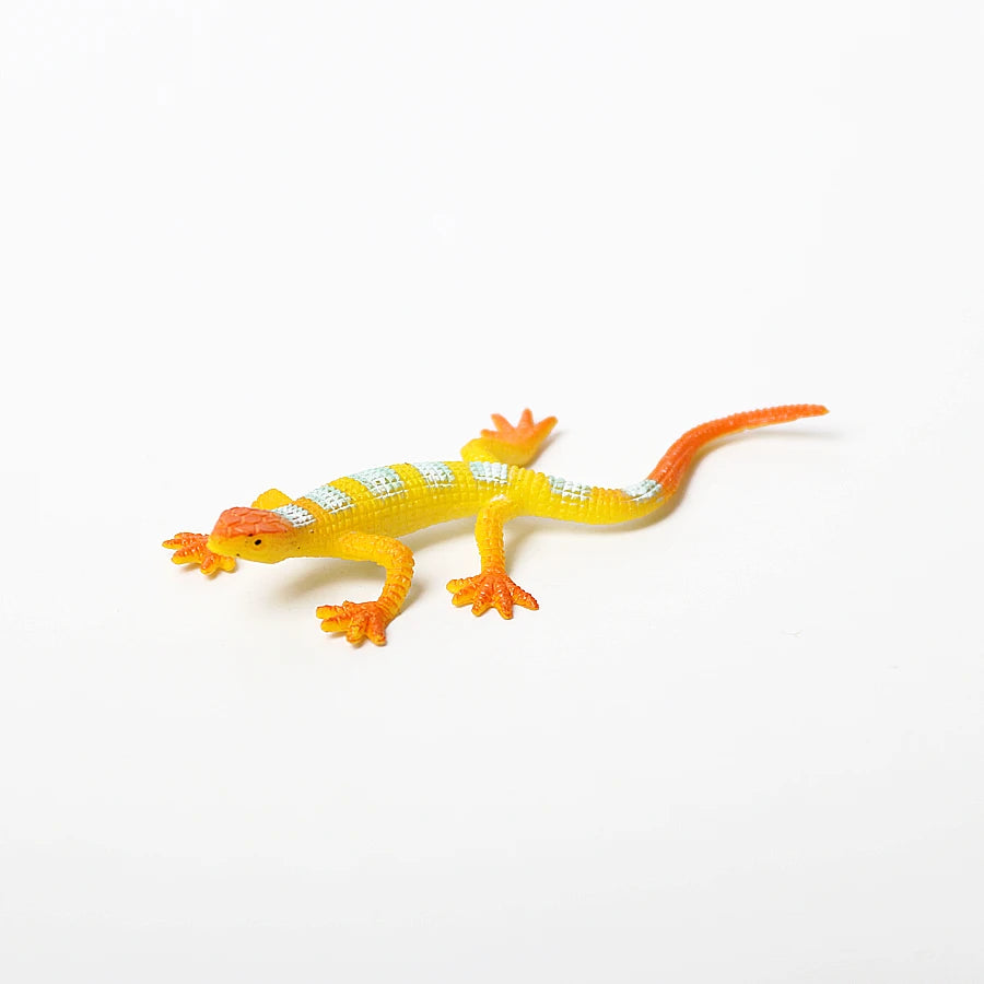 12pcs  Mini Simulation Colorful Fake Lizards Action Figure for Reptile Party Supplies  plastic forest wild animal model Toys - Eloy Royal