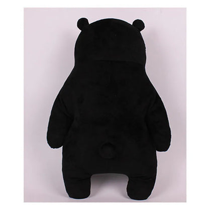 50CM Anime Japan Mascot Kumamon Bear Plush Pillow Adorable Doll 2Styles Cartoon Black Bear Soft Stuffed Animal Toys For Children - Eloy Royal