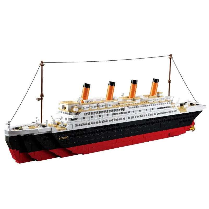 Titanic RMS cruise Boat ship City Model building kits 3D  Blocks Educational Figures diy toys  hobbies for children Bricks - Eloy Royal