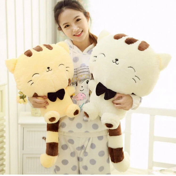 45CM Lovely Big Face Smiling Cat Stuffed Plush Toys Brinquedos - Eloy Royal