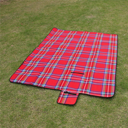 Vilead Folding Waterproof Picnic Mat Lightweight Cushion with Moisture-proof Plaided Pattern Sleep Camping Outdoors Accessories - Eloy Royal