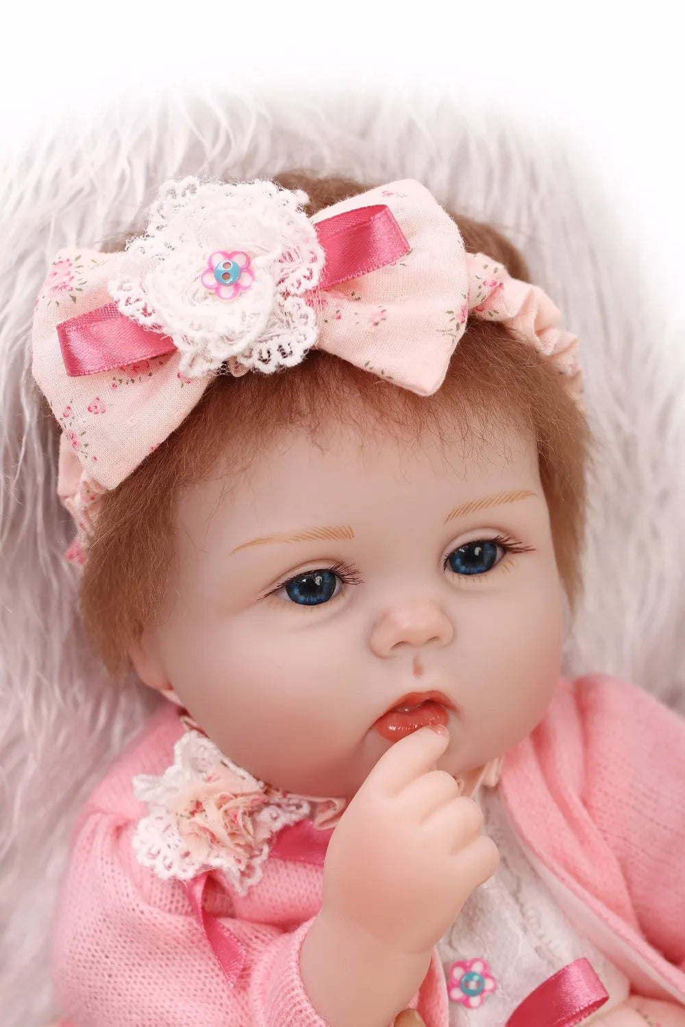 NPKCOLLECTION Bebes Reborn Dolls de Silicone Girl Body 40cm adorable Doll Toys For Girls boneca Baby Bebe Doll Best Gifts toys - Eloy Royal