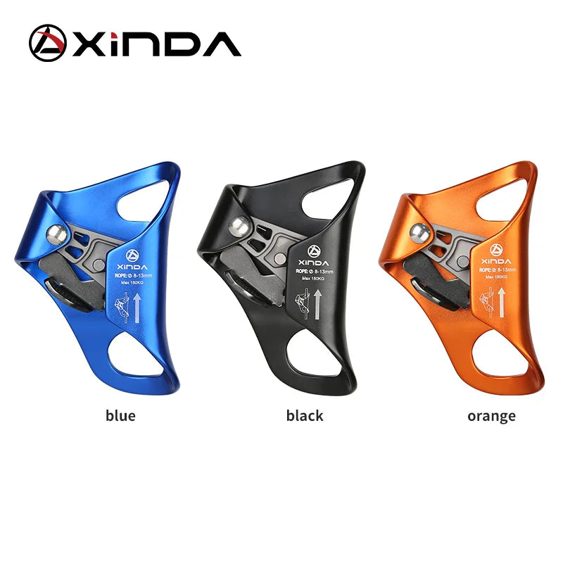 XINDA Outdoor Camping Rock Climbing Chest Ascender Safety Rope Ascending Anti Fall Off Survival Vertical Rope Climbing Equipment - Eloy Royal