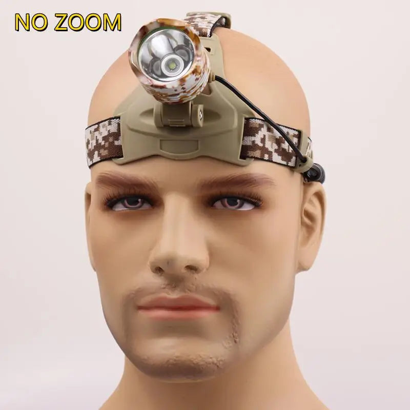 Drop Shipping ZOOM Headlamp XML-T6/L2 LED Headlamp Fishing Headlight Hunting light Camping Torch lantern Flashlight - Eloy Royal