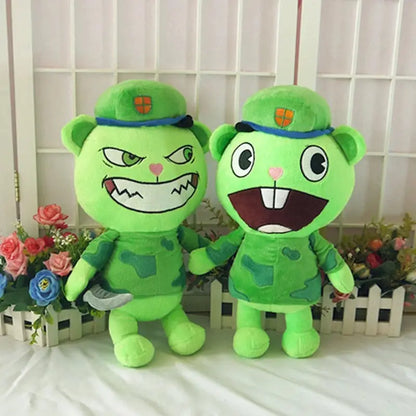 Happy Tree Friends Plush Dolls Nutty Flippy Handy Petunia Flaky Lifty Shifty Sniffles Giggles HTF Figure Toys 40cm Pillow - Eloy Royal