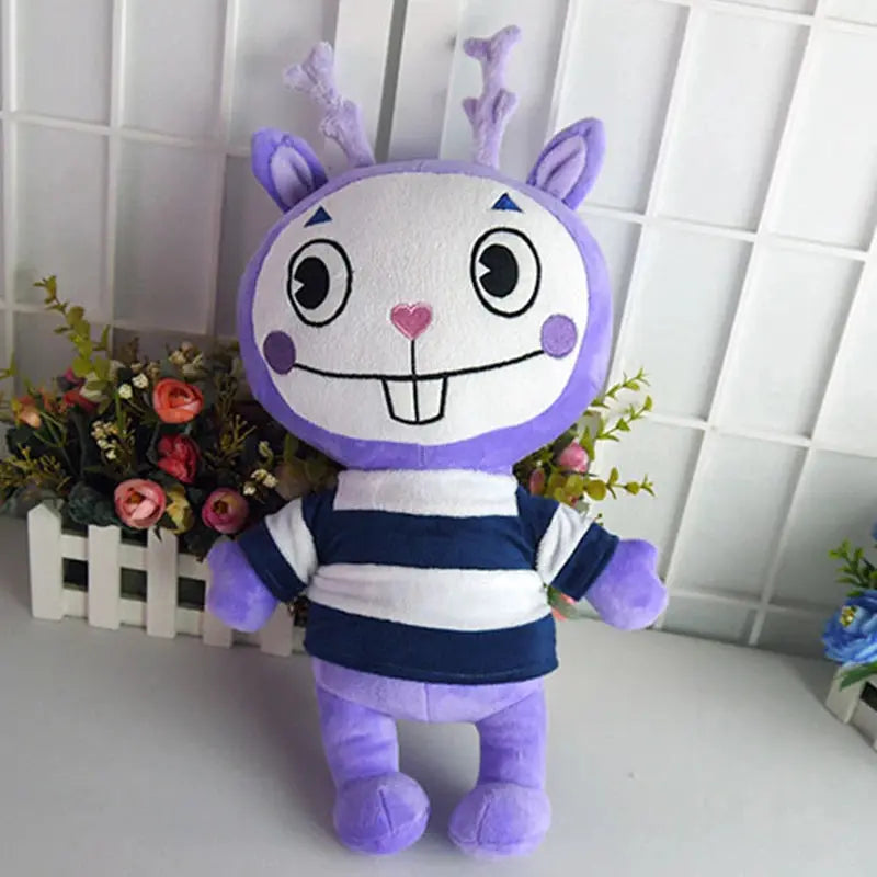 Happy Tree Friends Plush Dolls Nutty Flippy Handy Petunia Flaky Lifty Shifty Sniffles Giggles HTF Figure Toys 40cm Pillow - Eloy Royal