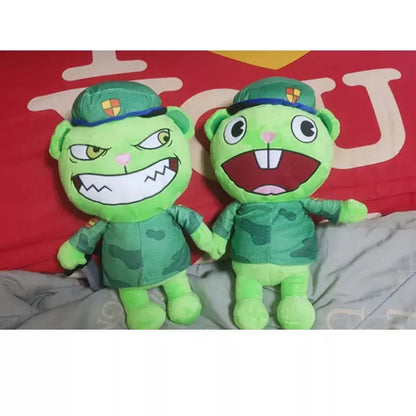 Happy Tree Friends Plush Dolls Nutty Flippy Handy Petunia Flaky Lifty Shifty Sniffles Giggles HTF Figure Toys 40cm Pillow - Eloy Royal